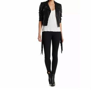 MCGUIRE denim Black Western FRINGE Pants